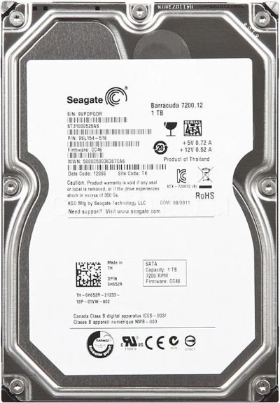 Лот: 7141425. Фото: 1. Жесткий диск Seagate Barracuda... Жёсткие диски (HDD)