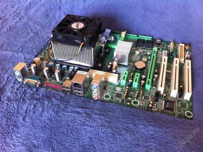 Лот: 1869346. Фото: 1. Комплект Athlon X2 4200+ / Мат... Материнские платы