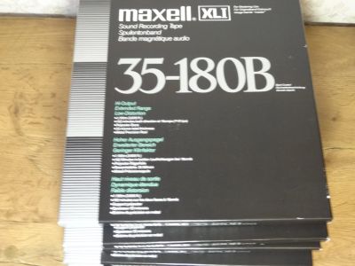 Лот: 16044644. Фото: 1. Катушка Maxell XLI 35-180B 27см... Кассетные деки, магнитофоны