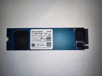 Лот: 19964444. Фото: 1. Western Digital M2 Nvme 256gb. SSD-накопители