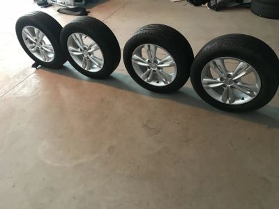 Лот: 11056316. Фото: 1. Диски Hyundai R17 5*114,3+ Hankook... Шины на дисках