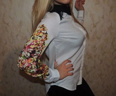 Лот: 3347718. Фото: 1. Блузка удлиненная. Блузы, рубашки, водолазки