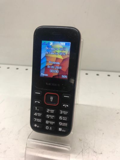 Лот: 16296915. Фото: 1. Сотовый телефон Texet TM-128. Кнопочные мобильные телефоны