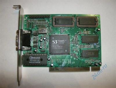 Лот: 714124. Фото: 1. Видеокарта s3 pci. Видеокарты