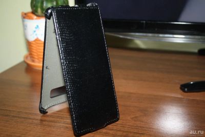 Лот: 10060308. Фото: 1. Черный чехол книжка для HTC Desire... Чехлы, бамперы