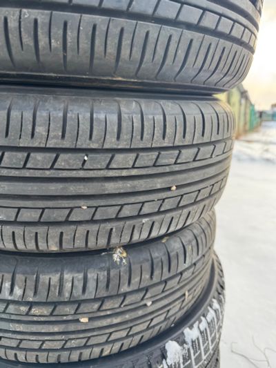 Лот: 25042225. Фото: 1. Колеса Mazda Toyota Yokohama ecos... Шины на дисках