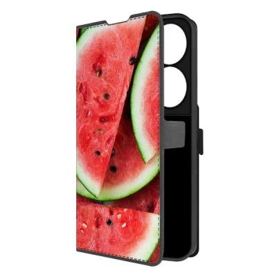 Лот: 25542774. Фото: 1. Чехол Krutoff Eco Book "Арбуз... Чехлы, бамперы