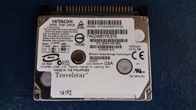 Лот: 16061081. Фото: 1. Hitachi (htc424020f7at00) 20 GB... Жёсткие диски (HDD)