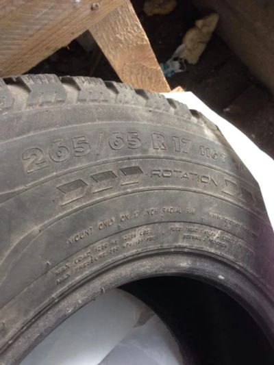 Лот: 4648641. Фото: 1. Шины зимние Nordman SUV 265/65... Шины