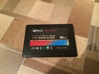 Лот: 6885048. Фото: 1. SSD накопитель SiliconPower Slim... SSD-накопители