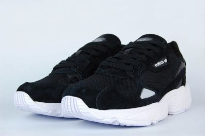 Лот: 16897325. Фото: 1. Кроссовки Adidas Falcon Wmns Black... Кеды, кроссовки, слипоны