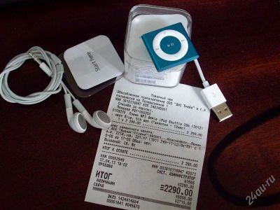 Лот: 2957468. Фото: 1. Apple ipod shuffle 5gen 2gb, на... Плееры