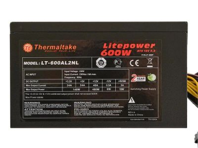 Лот: 11304545. Фото: 1. Блок питания ATX Thermaltake Litepower... Корпуса, блоки питания