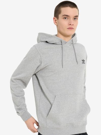 Лот: 24670482. Фото: 1. Худи мужское adidas, Серый. Другое (спортивная одежда)