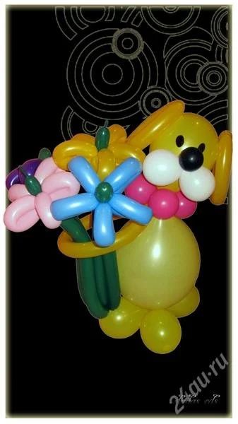 Лот: 1909033. Фото: 1. собачка из воздушных шариков. Другое (ручная работа)