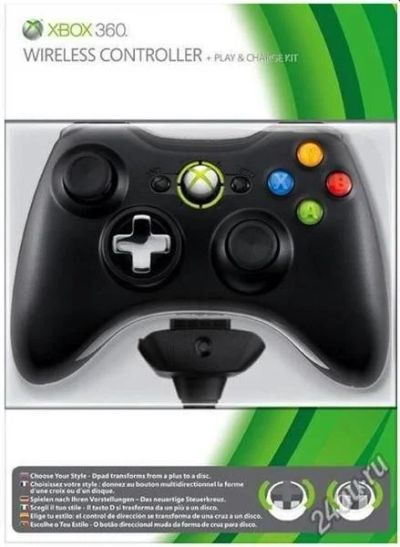 Лот: 2448735. Фото: 1. Xbox 360 Беспроводной геймпад... Аксессуары для игровых приставок, консолей, геймпады