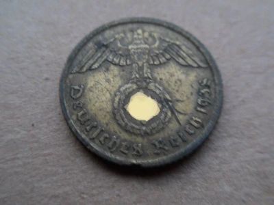 Лот: 10822835. Фото: 1. Германия (Третий рейх) 10 рейхспфеннигов... Германия и Австрия