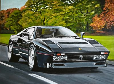 Лот: 25589005. Фото: 1. Картина, Ferrari 288 GTO. Картины, рисунки