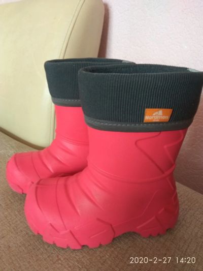 Лот: 15578906. Фото: 1. Сапоги из ЭВА Nordman Kids с флисовым... Сапоги