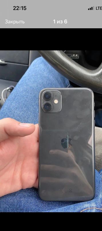Лот: 19284049. Фото: 1. Iphone 11 black. Смартфоны