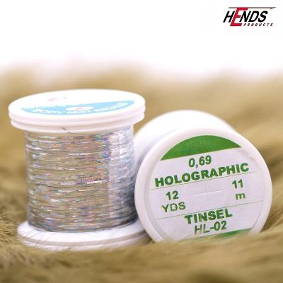 Лот: 19707315. Фото: 1. Люрекс HENDS Holographic Tinsel... Леска, блесны, крючки, мормышки