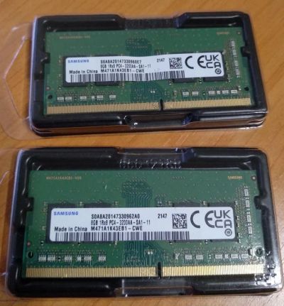 Лот: 20128051. Фото: 1. Samsung DDR4 SO-DIMM 16GB (2x8GB... Оперативная память