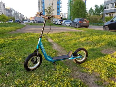 Лот: 17698164. Фото: 1. Самокат внедорожный Novatrack... Роликовые коньки, скейтборды, самокаты