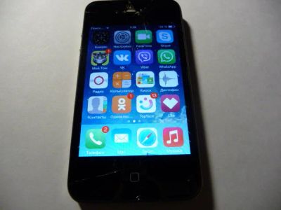 Лот: 6342882. Фото: 1. iphone 4 8GB (неисправный). Смартфоны