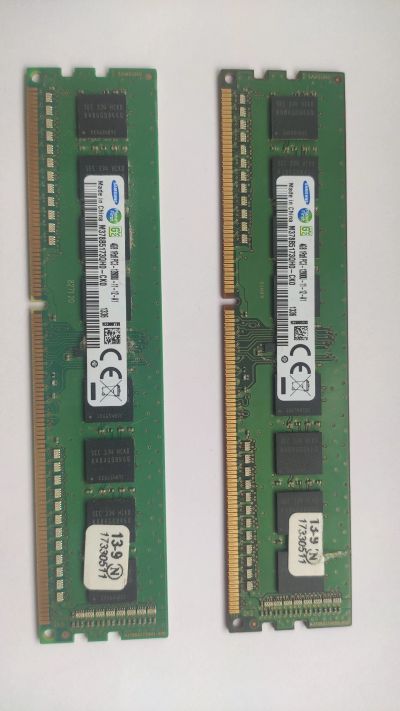 Лот: 18070894. Фото: 1. DDR3 4GB х2 Samsung 1600 MHz... Оперативная память