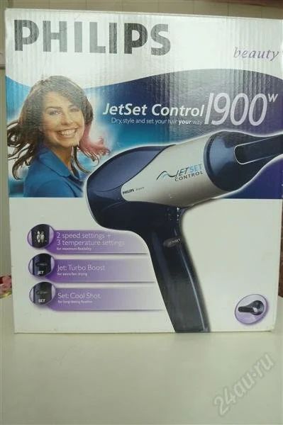 Лот: 2617559. Фото: 1. Фен Philips JetSet Control. Укладка и стрижка волос, бритьё, эпиляция