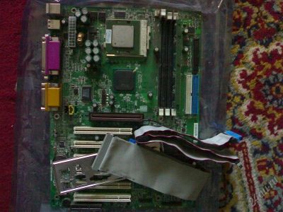 Лот: 1013579. Фото: 1. Мат.плата MSI 815EPT Pro + процессор... Материнские платы