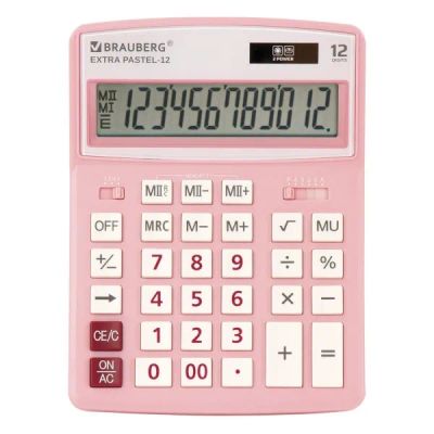 Лот: 24503050. Фото: 1. Калькулятор Brauberg Extra Pastel-12-PK... Калькуляторы