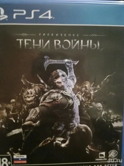 Лот: 10564853. Фото: 1. Shadow of war / тени войны (ps4... Игры для консолей