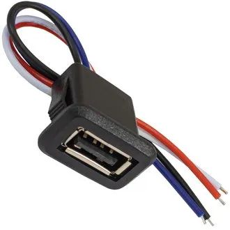 Лот: 21100967. Фото: 1. Разъем USB Type A 2.0, гнездо... Разъёмы