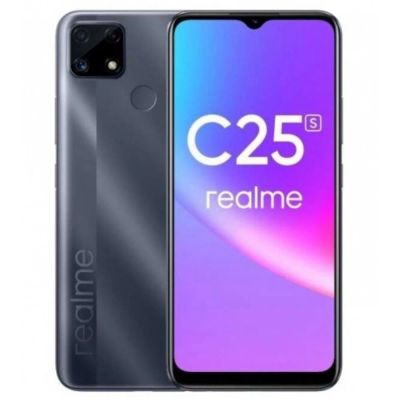 Лот: 18836621. Фото: 1. Смартфон Realme C25S 4/64GB Black... Смартфоны