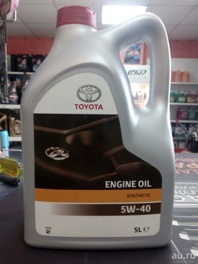 Лот: 4898990. Фото: 1. Toyota engine oil 5W40 SN/CF 5л... Масла, жидкости