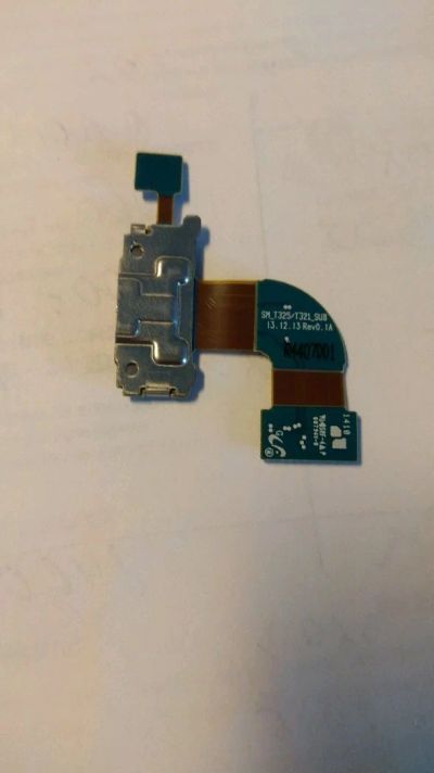 Лот: 11703163. Фото: 1. Шлейф с micro usb samsung sm-t325... Шлейфы, разъёмы