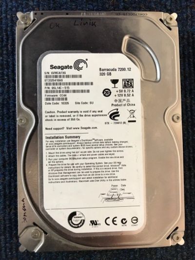 Лот: 13005140. Фото: 1. 320GB Seagate ST3320418AS 3.5... Жёсткие диски