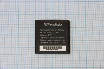 Лот: 12247490. Фото: 1. АКБ (аккумулятор) Prestigio PAP... Аккумуляторы