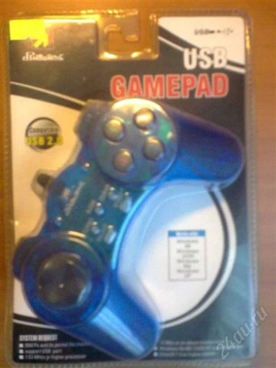 Лот: 1332638. Фото: 1. GAMEPAD для РС USB 2.0. Рули, джойстики