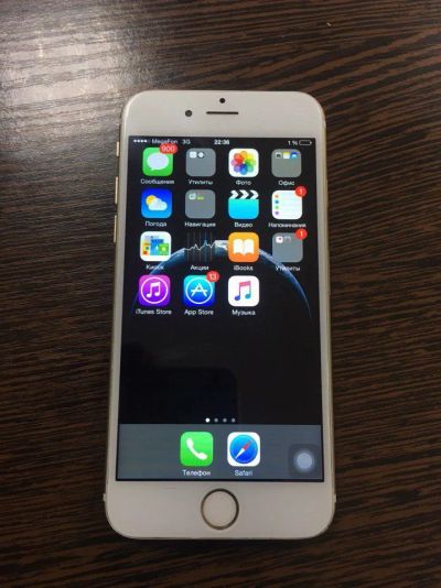 Лот: 8858574. Фото: 1. Apple iPhone 6 16Gb Gold LTE. Смартфоны
