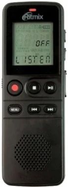 Лот: 11486615. Фото: 1. Диктофон Ritmix RR-810 8Gb Black. Диктофоны
