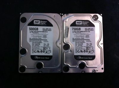 Лот: 4105315. Фото: 1. WD Black 750Gb WD7501AALS. Жёсткие диски (HDD)