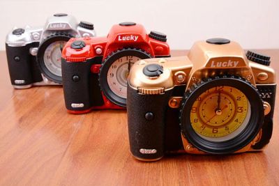 Лот: 4027783. Фото: 1. Часы-будильник Фотоаппарат "Lucky... Другое (сувениры, подарки)
