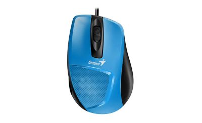 Лот: 11032886. Фото: 1. Мышь Genius DX-150X, USB, голубая... Клавиатуры и мыши