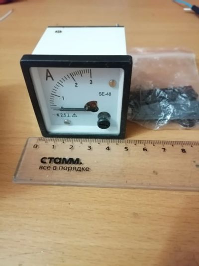 Лот: 25801967. Фото: 1. Амперметр переменного тока 0-3А. Головки измерительные, индикаторы