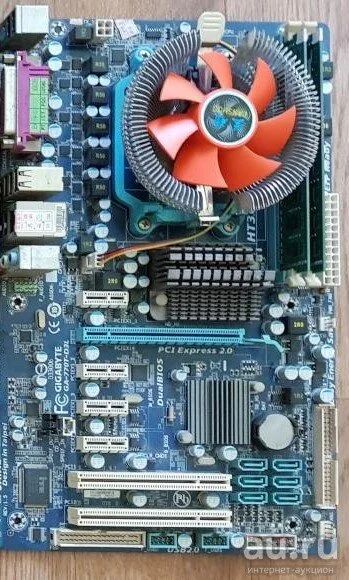 Лот: 10209682. Фото: 1. Gigabyte GA-770T-D3L 5*pci-e+Amd... Комплекты запчастей