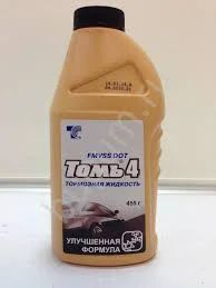 Лот: 6988888. Фото: 1. Тормозная жидкость Томь-4 (455г... Масла, жидкости
