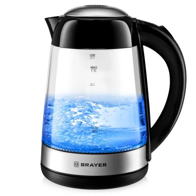 Лот: 24547063. Фото: 1. Электрический чайник Brayer BR1012BK. Чайники, кофемашины, кулеры