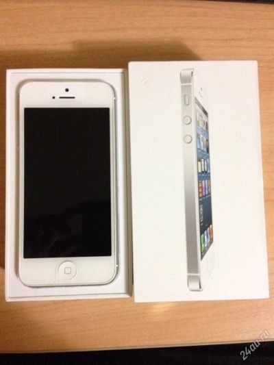 Лот: 3974914. Фото: 1. Iphone 5, ориг. 32 ГИГА! (Читаем... Смартфоны
